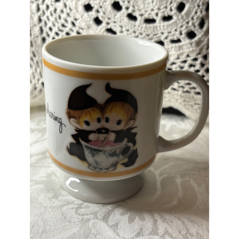 Pixies "Brownie Downing" Fine China Japan Tea Cup 1970s Collectible